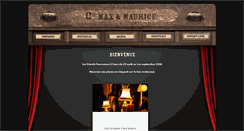Desktop Screenshot of maxetmaurice.com