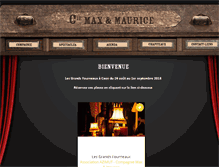 Tablet Screenshot of maxetmaurice.com